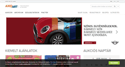 Desktop Screenshot of antikkonyv.axioart.com